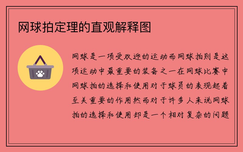 网球拍定理的直观解释图