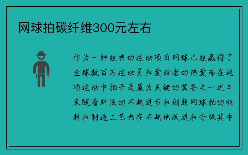 网球拍碳纤维300元左右